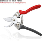 TONMA 7.5" Garden Scissors, Made in Japan, Pruning Shears & Clippers, TP-3 | 1" Cut Capacity Bypass Garden Shears, Japanese Hand Pruners Loppers for Gardening, Ergonomic Non-Slip Handle for Small Hands