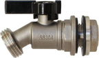 RBS006 Stainless Steel Rain Barrel Spigot (Quarter Turn Ball Valve)