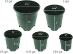 Wholesale Bulk Nursery Pot 4 Inch Green Plastic Planters 30-Pack 0.25 Gallon Pots for Outdoor Indoor Plants Gardening Flower with Drainage Holes
