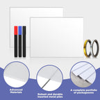 teling 32 pack blank yard signs with metal showing dimensions