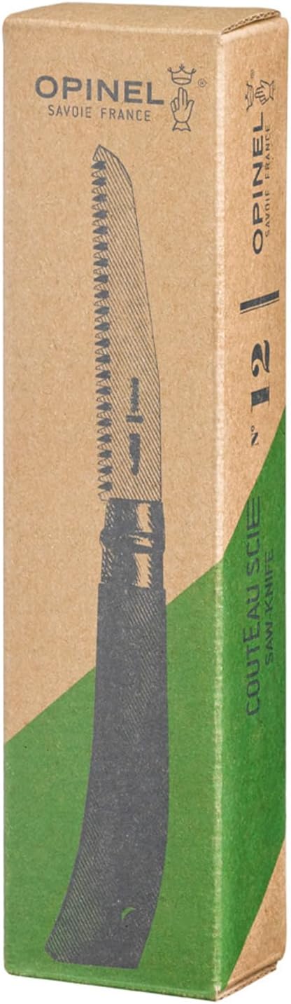 Opinel Folding Saw - Gardening and Camping Folding Carbon Steel Saw with Beechwood Handle