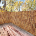 reed fencing rolls,5.5ft x 16.4ft reed screen curtain, front angle view