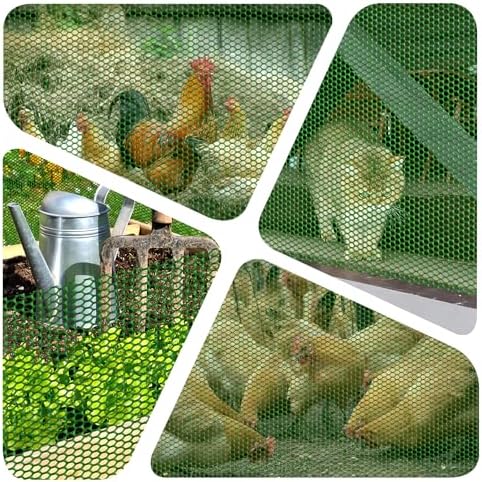 green plastic wire mesh fence 16in x 33ft, view 9