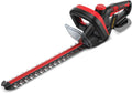 Cordless Hedge Trimmer Compatible with Milwaukee 18V Battery, Red | 22-Inch Dual Action Blade 1600 RPM Electric Bush Trimmer with Rotating Rear Handle for Garden (Battery Not Included)