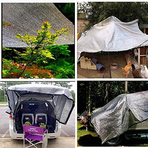 e.share 80-85% reflective aluminet shade cloth,10ft x 16ft on a desk or shelf