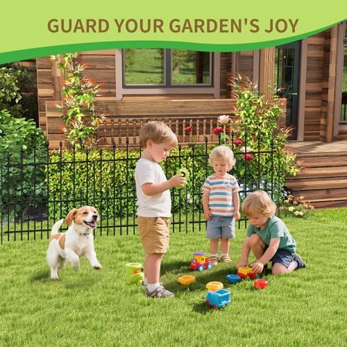 decorative garden fence - 32in(h) x 24.16ft(l) heavy on a desk or shelf