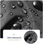 wire shelf cover,600d heavy duty 100% waterproof shelf showing dimensions