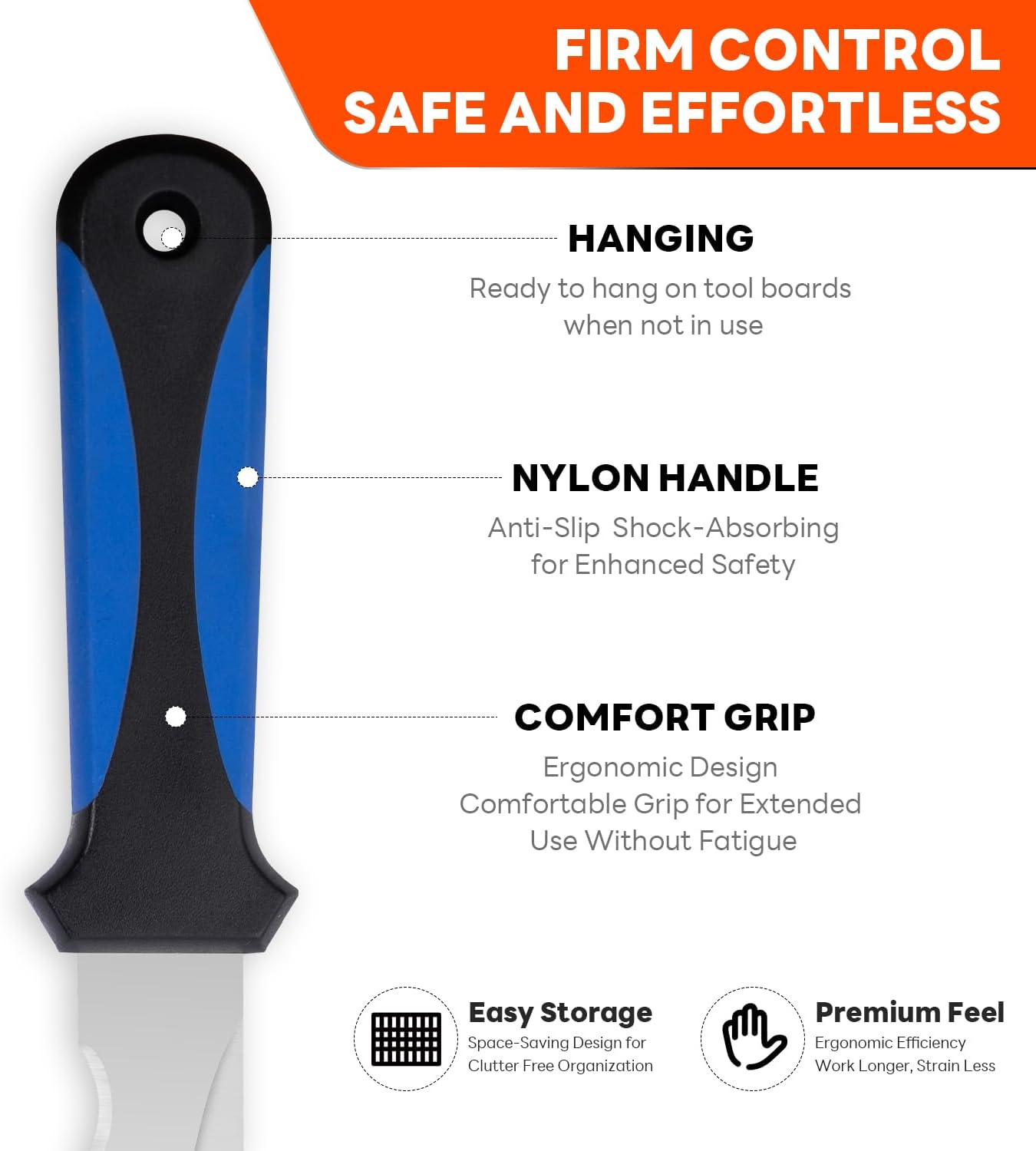 Insulated knife: Sod Cutter Knife for outdoor garden budding, Garden Knife with Double-Edged 11.14-inch sharp, easy to carry