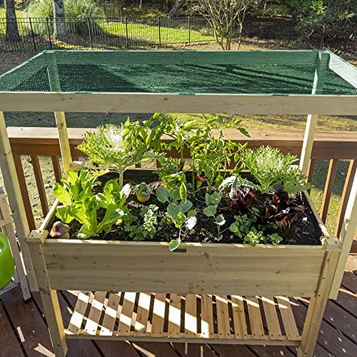 coolaroo 50% uv block garden shade cloth for, side view