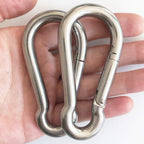 Tree Swing Straps, 2 PCS 25cm / 9.8inches Heavy Duty Hanging Straps Holds 440 lbs with Carabiner Perfect for Hammock, Plank