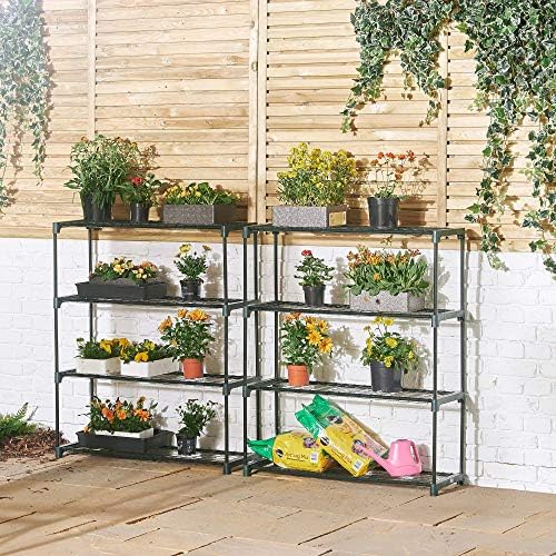 vonhaus greenhouse staging unit – shelving for greenhouse, view 9