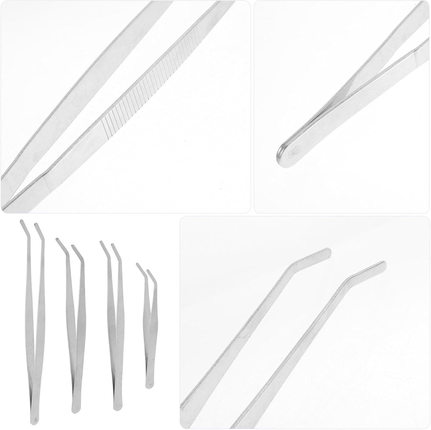 4pcs Gardening Tools Planting Tweezers Succulent Tool Kit Weed Puller for Garden