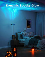govee uplighter floor lamp for living room, rgbic, side view