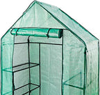 homgarden mini walk-in greenhouse 3 tiers 6 shelves showing dimensions