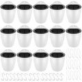 5 inch self watering wall mounted planters, plant, main product view