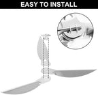 7403 62423 Charcoal Basket Replacement Parts & 7444 One-Touch Cleaning System Kit for Weber 22-1/2-Inch Charcoal Kettle Grill, Charcoal Tray for Weber 22 Inch One-Touch, Performer Deluxe (Export), Summit Charcoal, Charcoal Kettle Accessories