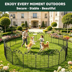 decorative garden fence, 48in h x 27ft l, view 9