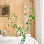ollain 43" artificial greenery stems plants faux leaf, side view