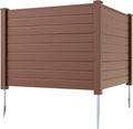s afstar 2 panels outdoor privacy fence, 48”, main product view