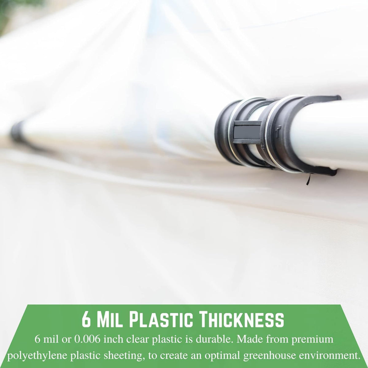 farm plastic supply - clear greenhouse plastic sheeting, package contents