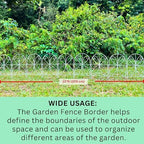 shoplala animal barrier fence (10 panels) 12x24in decorative showing dimensions