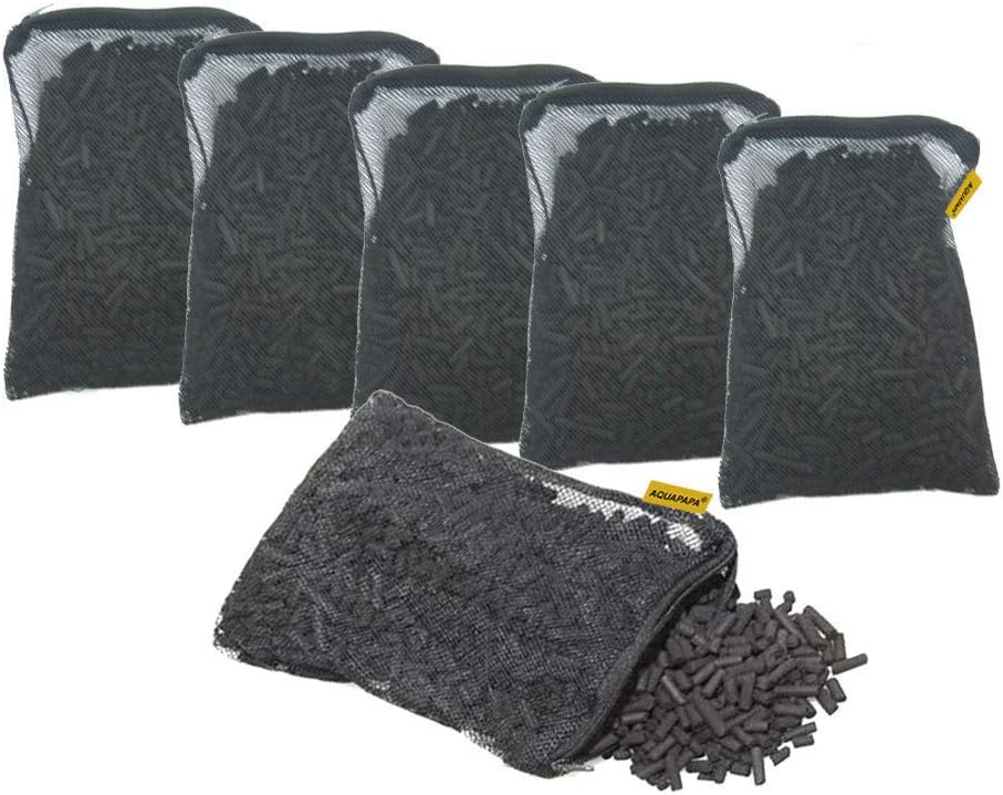 6 lbs carbon charcoal filter media pellets in, main product view
