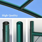 multi-size large garden support arch frame climbing plant, front angle view