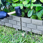 brick effect garden fence,flower bed border detachable splicing, package contents