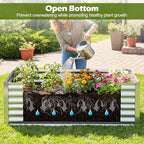 s afstar 3-in-1 raised garden bed with greenhouse, package contents