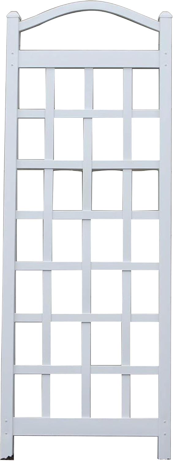 dura-trel cambridge wall mounted garden vinyl trellis, 28", main product view