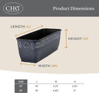 Classic Home and Garden Corinthian Trough Planter 10" Slate Blue