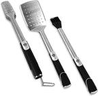 Pit Boss Grills Soft Touch 3 Piece Tool Set, Stainless
