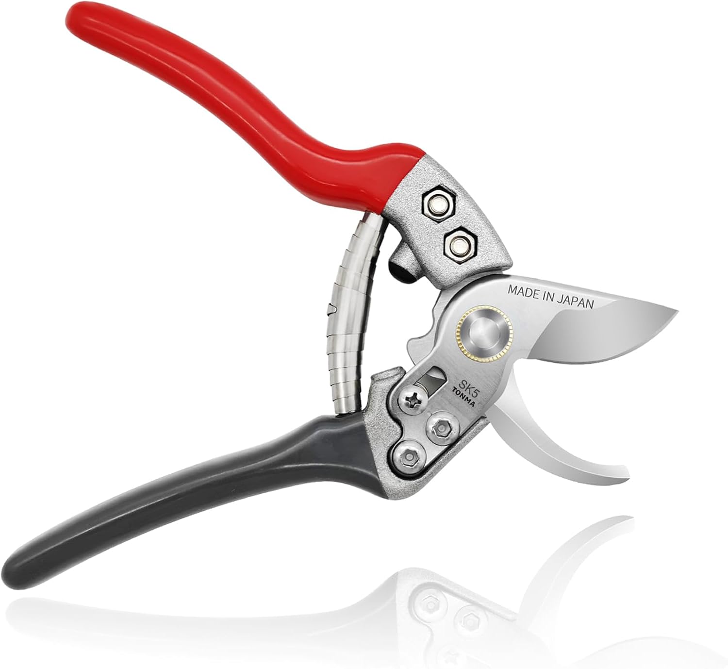 TONMA 7.5" Garden Scissors, Made in Japan, Pruning Shears & Clippers, TP-3 | 1" Cut Capacity Bypass Garden Shears, Japanese Hand Pruners Loppers for Gardening, Ergonomic Non-Slip Handle for Small Hands