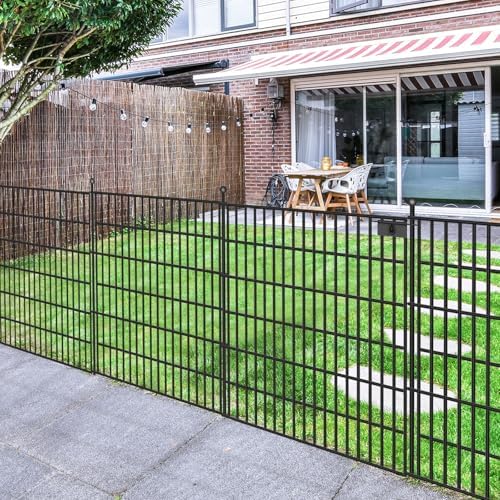 10 panel no dig decorative garden with gate, package contents