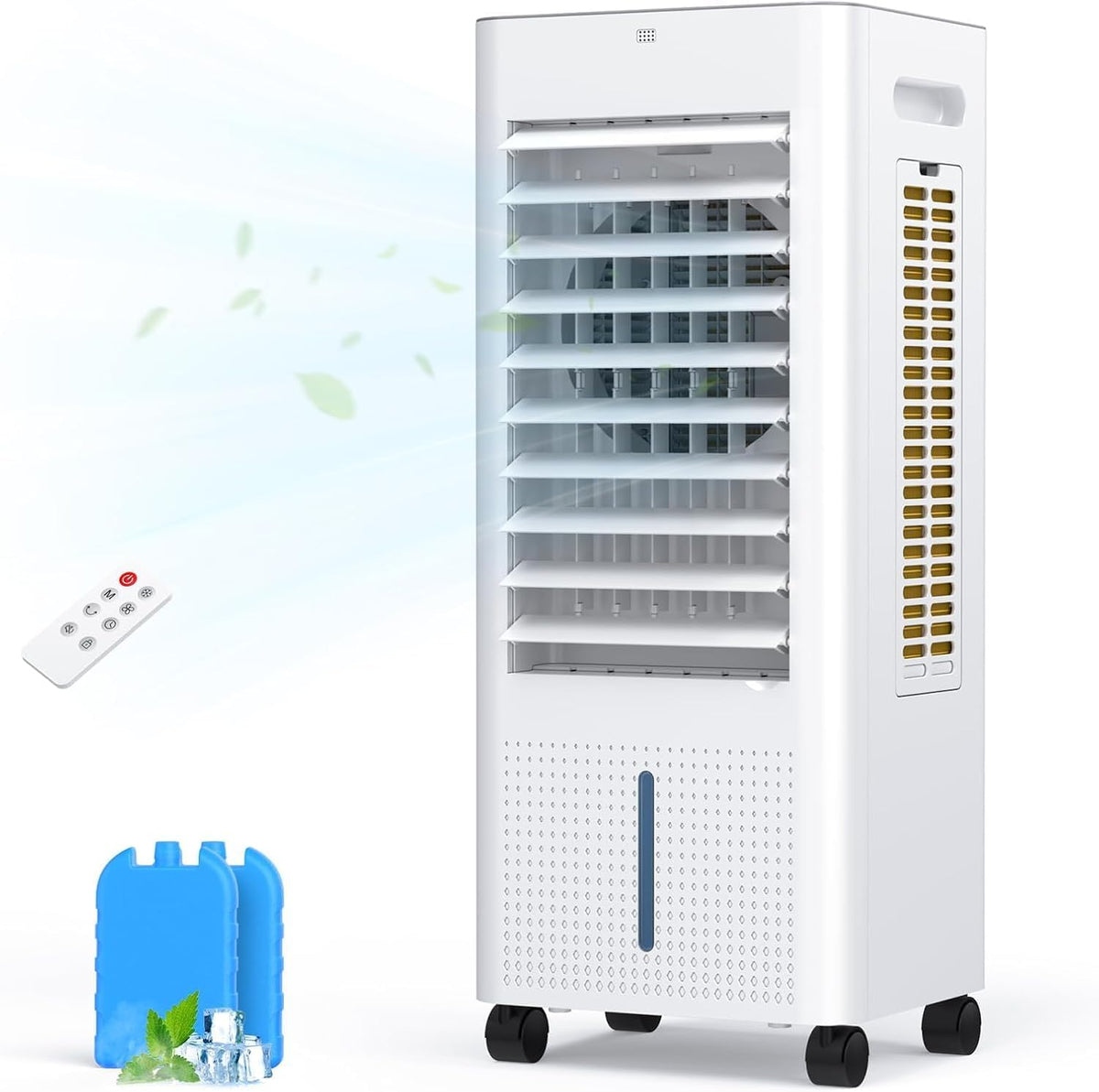 pntck portable air conditioners, 3-in-1 swamp cooler with, front angle view