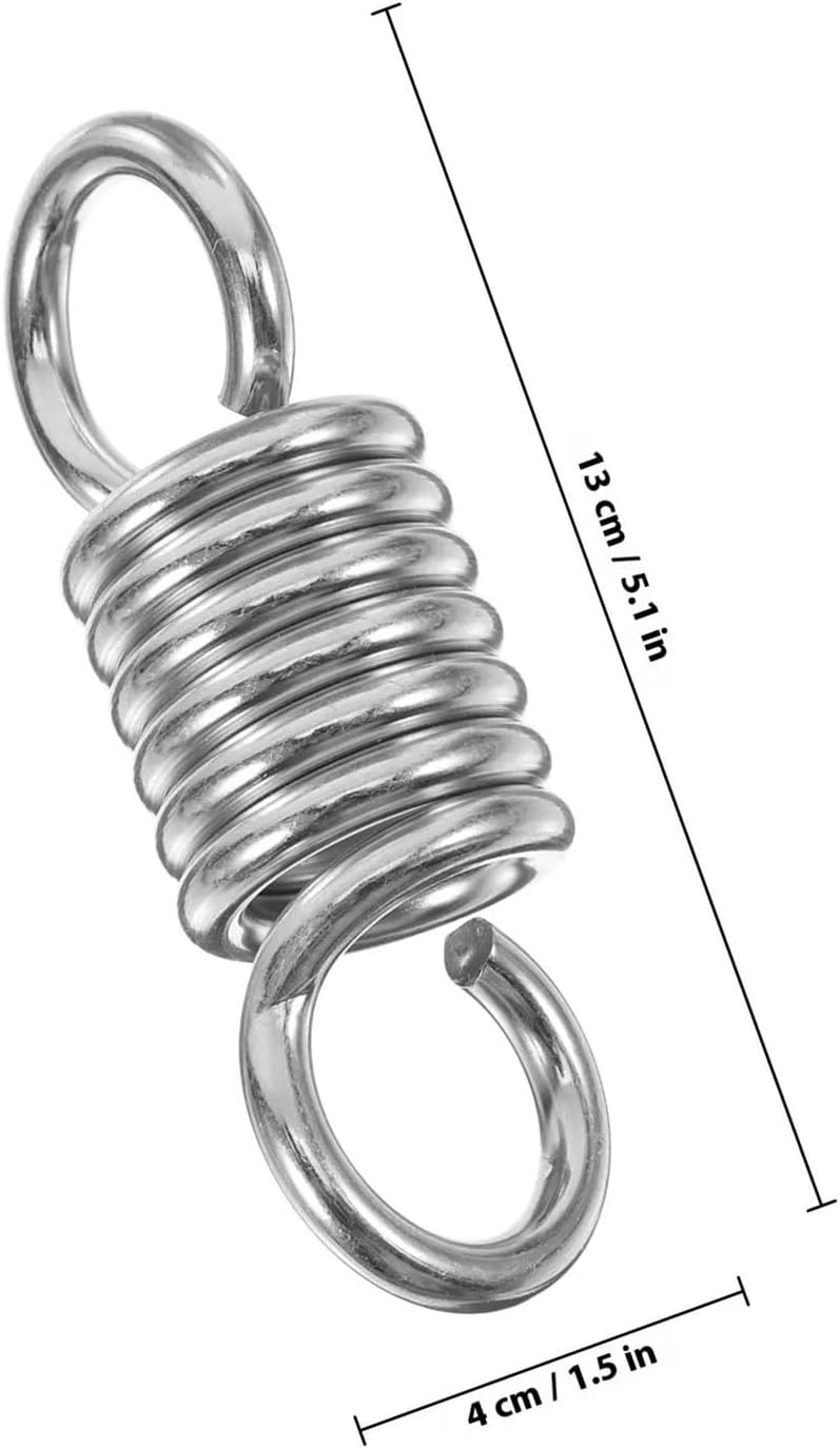Hammock Chair Spring 2 Pcs Heavy Duty Compression Spring Hammock Fixing For Swing Chair Porch Patio Outdoor Suspension Springs
