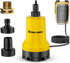 Cordless Submersible Water Pump for DeWALT 20V MAX (Bare Tool) | 17 GPM High Flow Sump Motor; Rapid Drainage Suited To Flooded Pool, Hot Tub, Spa, Basement And Garden Utility Operations
