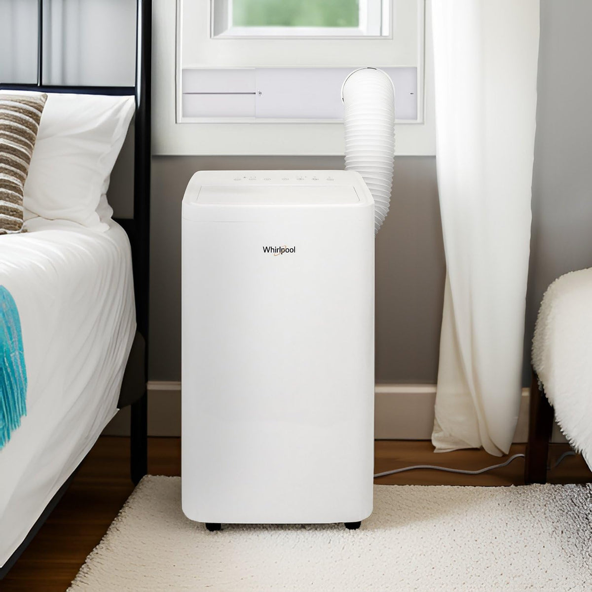 whirlpool 14,000 btu portable air conditioner with heater, view 11