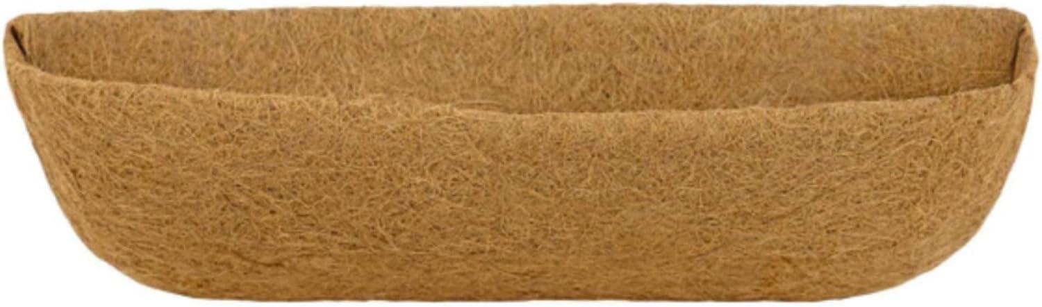 (R878) Trough Coco Liner - Preshaped Trough Coconut Fiber, Coir Liner for Trough Planter (36 Inch)