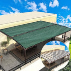 green 5ft x 50ft outdoor privacy screen fence, package contents