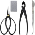wazakura 4pcs bonsai tool kit, traditional scissors and, main product view