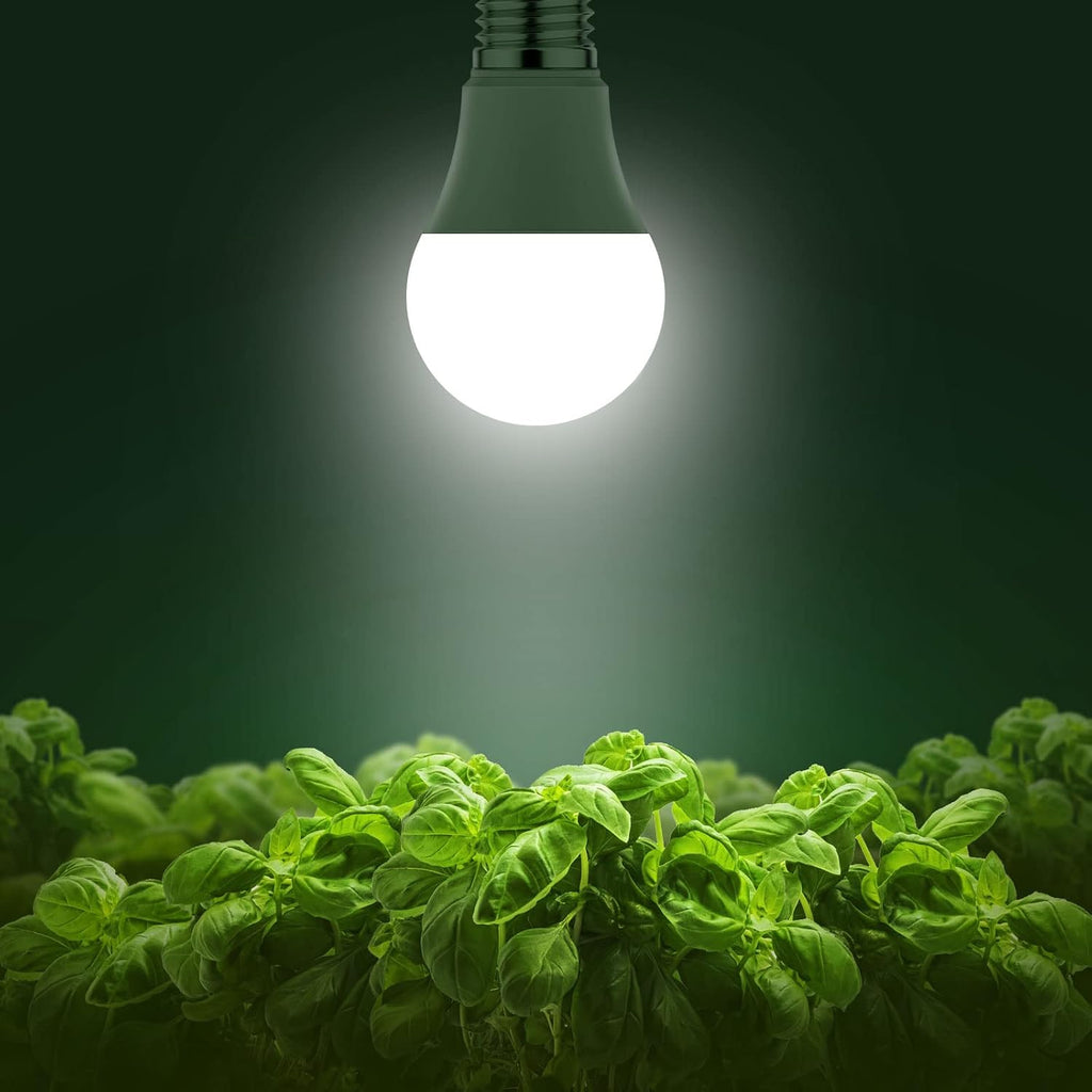 Grow Light Bulbs, Full Spectrum Grow Light Bulb, LED Grow Bulb | Grow Light Bulb A19, Plant Light Bulbs E26, 11W Grow Bulb 100W Equivalent,Grow Light for Indoor Plants, Seed Starting, 3 Pack