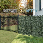 coarbor 3 packs 39"x117" artificial ivy privacy fence on a desk or shelf