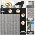 colourtree customized size fence screen privacy screen grey, close-up detail