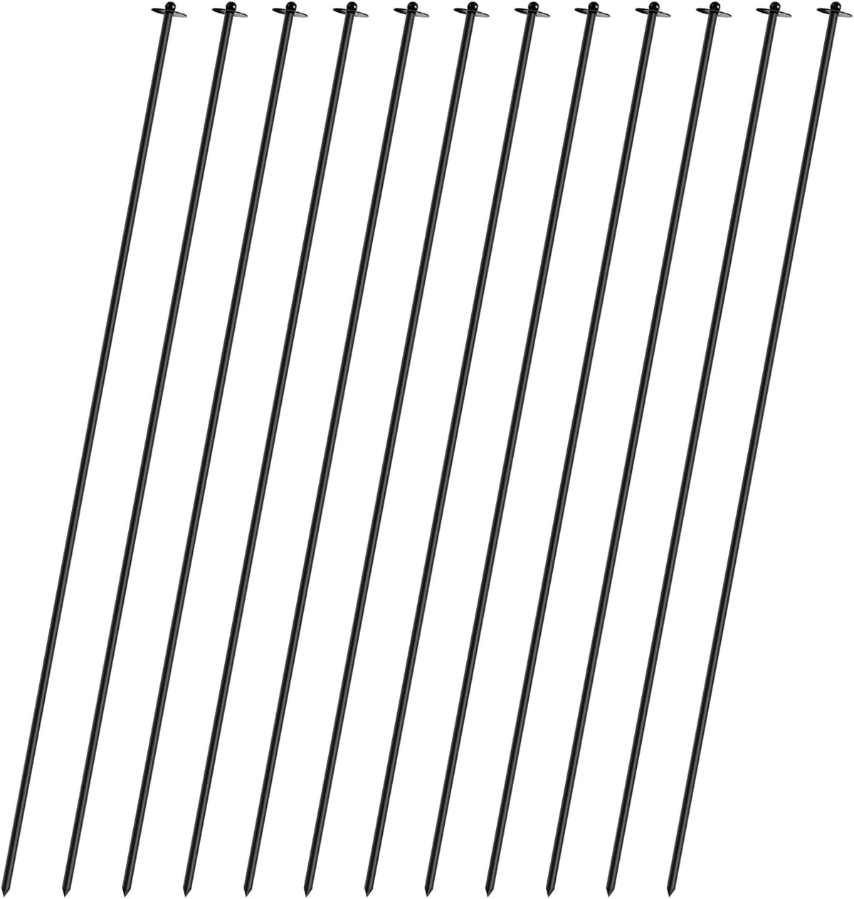 72 inch garden stake netting support, black heavy, main product view
