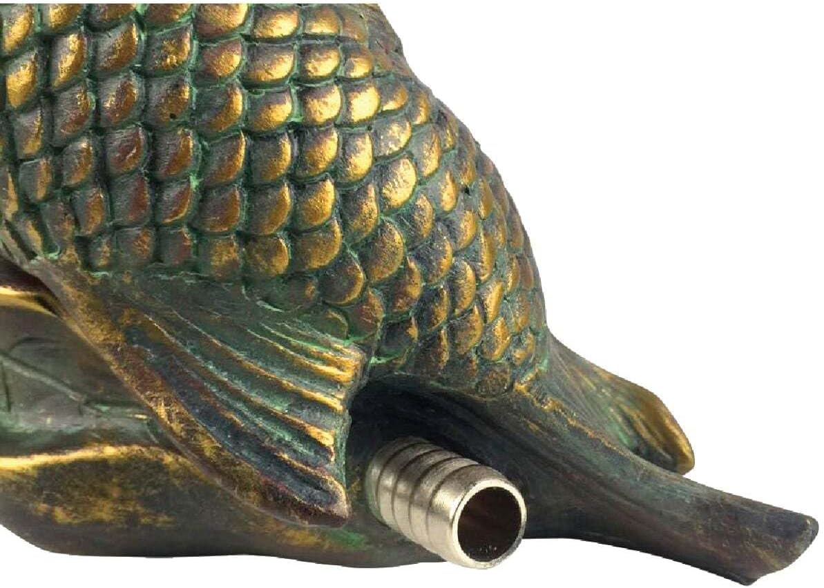 Danner Manufacturing, Inc. Pondmaster Spouting Fish Statue, 03770 Brown