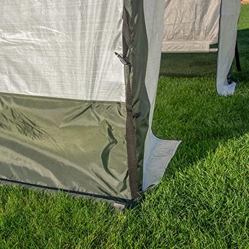miracle-gro walk-in all-season greenhouse, chalk, 6 x 4, view 10