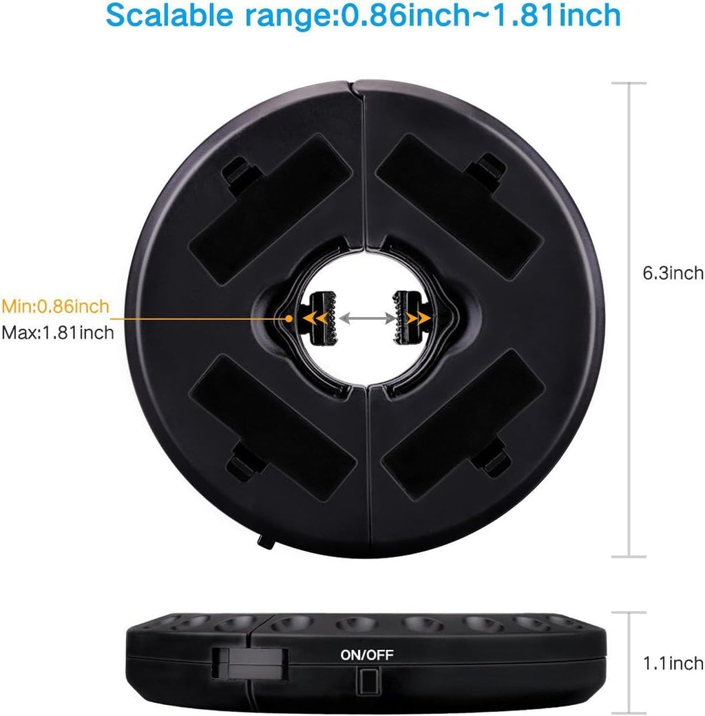 Patio Umbrella Light 3 Lighting Modes Cordless 28 LED Lights at 200 lux- 4 x AA Battery Operated for Patio Umbrellas, Camping Tents or Outdoor Use Forlivese
