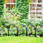 butterfly decorative garden fence metal butterfly flower design, package contents