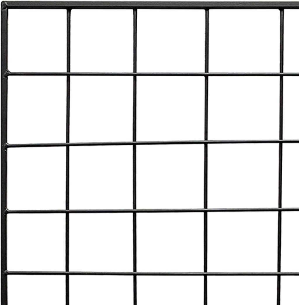 american garden works stnmb narrow screen trellis, black, side view